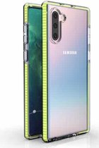 Voor Samsung Galaxy Note10 TPU tweekleurige schokbestendige beschermhoes (citroengeel)