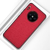 Voor Huawei Mate 30 Pro schokbestendige stoffen textuur PC + TPU beschermhoes (rood)