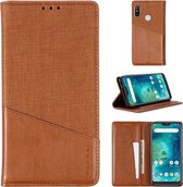 Voor Xiaomi Redmi 6 Pro MUXMA MX109 horizontale flip lederen tas met houder en kaartsleuf en portemonnee (bruin)