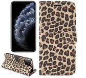 Samsung Galaxy S21 Ultra Wallet hoesje - tijgerprint - bruin