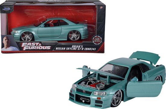 JADA TOYS FAST & FURIOUS BRIAN'S NISSAN SKYLINE GT-R JOUET VOITURE EN  PROMOTION