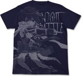 Kantai Collection Sendai Kai-II All Print T-Shirt Navy (L)