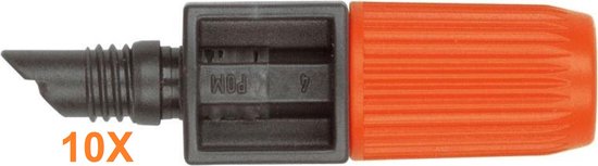 Regelbare druppelaar Gardena 0-20 L/u instelbare waterdoorvoer voor planten besproeiing