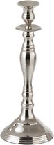 J-Line Kandelaar Klassiek Aluminium Zilver Small Set van 2 stuks