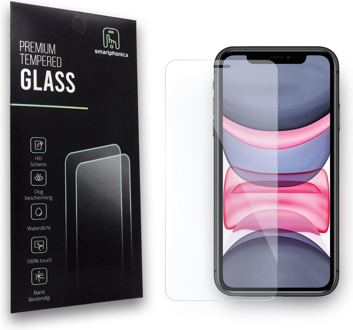 Smartphonica Screenprotector geschikt voor iPhone 11 screenprotector van buigbaar glas geschikt voor iPhone 11