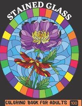 stained glass coloring book for adults