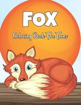 Fox Coloring Book For Teens