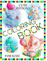 cute animals coloring book for kids