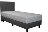 90x190 Boxspring 1 persoons Grijs