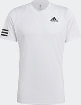 adidas Club 3-Stripes Sportshirt Heren - Maat M