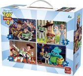 King Puzzelbox Disney Toy Story 4 4-in-1 Junior 4-delig
