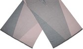 Cwi Sjaal Dames 180 X 63 Cm Polyester/viscose Grijs/roze