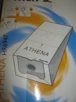 Philips Athena Duathlon Triathlon Stofzuigerzakken - 4 stuks + filters