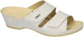 Vital -Dames -  off-white/ecru/parel - slippers & muiltjes - maat 39