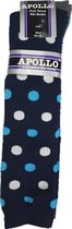 Apollo Skisokken Maat 35-42 - Blauw / Zwart - 2 paar