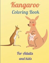 Kangaroo Coloring Book For Adults and kids