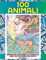 Disegni per alleviare lo stress del libro da colorare per adulti - Volumen 2 - 100 Animali