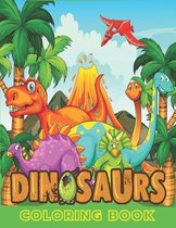 Dinosaurs Coloring Book: Coloring Book With Beautiful Realistic Dinosaurs of Featuring Dinosaurs Designs With Jurassic Prehistoric Animals Cute