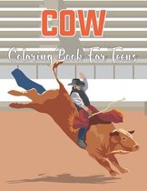 Cow Coloring Book for Teens