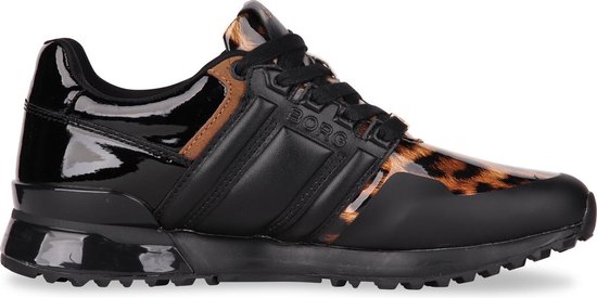 Björn Borg - Dames Sneakers R230 Low Leo W - Zwart - Maat 38 | bol.com