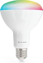Caliber Dimbare Smart Lamp BR30 - RGB LEDs Slimme LED lamp 850 Lumen 8 Watt Bediening via App (HBT-BR30)