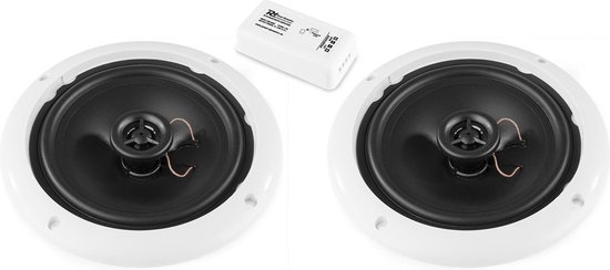 Bluetooth speakerset - Power Dynamics BT10SET - Inbouw speakers plafond - Buiten speakers voor badkamer, tuin, terras, etc. - Power Dynamics