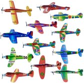 THE TWIDDLERS 48 Vliegtuigjes | 12 Verschillende Uitvoeringen Vliegend Foam Zweefvliegtuig | Speelgoed | Verjaardagstraktatie Goodiebag Prijzen | cadeau