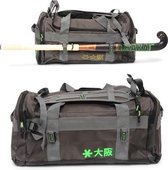 Osaka Hockey sport tas - Smoke Grey Grijs - met Groen / Geel - Dames / Heren (Unisex) - 60x40x30 cm