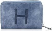 Mooie portemonnee - op de voorkant de letter H - met ritssluiting - voorzien van 7 vakjes - afmeting 13cm x 9cm - Leuk voor uzelf of Bestel Een Kado
