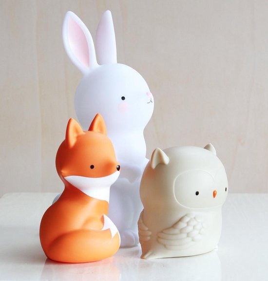 Lampje kinderkamer / kinderlampje: Uil - A Little Lovely Company van Merkloos — afbeelding 2