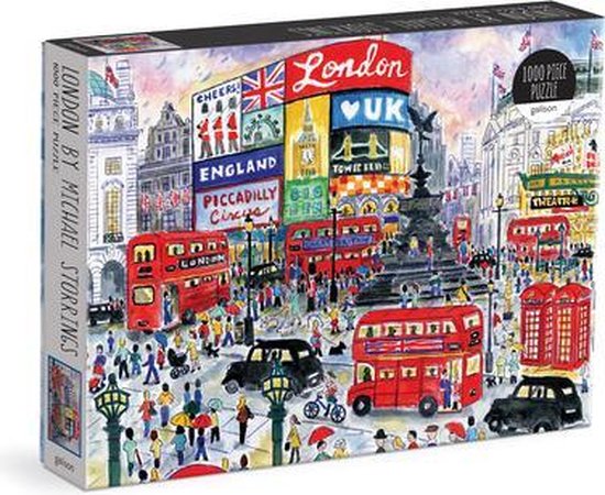 Thumbnail van een extra afbeelding van het spel London by michael storrings 1000 piece puzzle