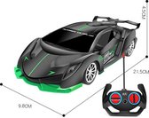 Jotechs - RC Auto - Race Speelgoedauto Groen - RC Auto - Geschikt Voor Kinderen Vanaf 3 Jaar - Nieuw Model 2023