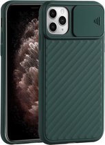 GSMNed – iPhone 11 pro Groen  – hoogwaardig siliconen Case Groen  – iPhone 11 pro Groen  – hoesje voor iPhone Groen  – shockproof – camera bescherming