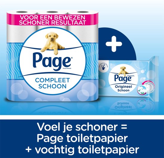 Page toiletpapier - Compleet Schoon - 48 rollen - Page