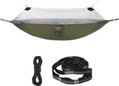 MuCasa®  Ultralichte hangmat met muggennet | draagbaar met dubbele nylon ripstop | sneldrogend | 300 kg, 275 x 140 cm