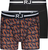 RJ Everyday Fashion 2-Pck Boxershort Combi Aubergines L