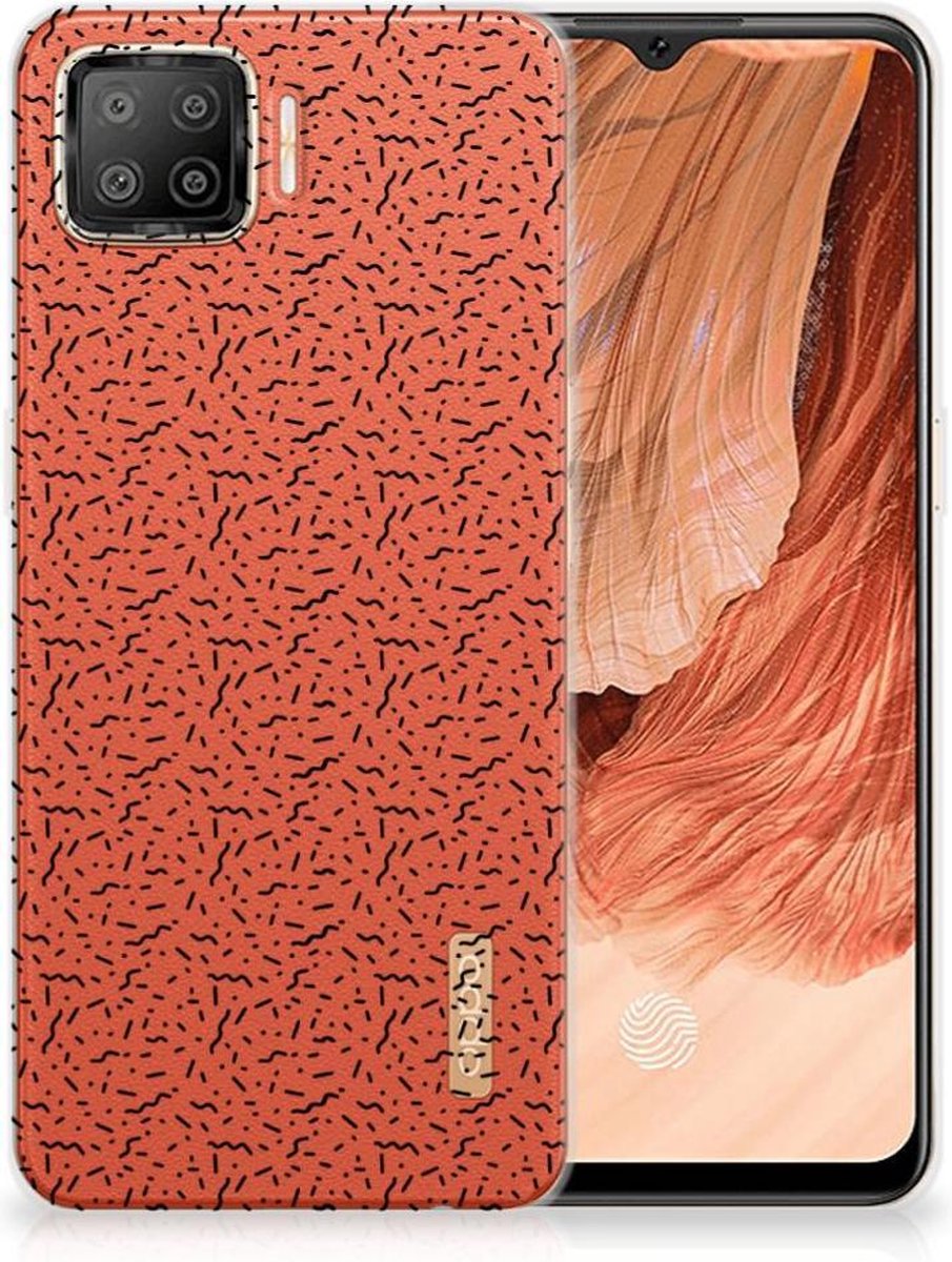OPPO A73 4G TPU bumper Stripes Dots