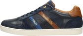 Pantofola d'Oro Soverato Sneakers - Heren Leren Veterschoenen - Blauw - Maat 42