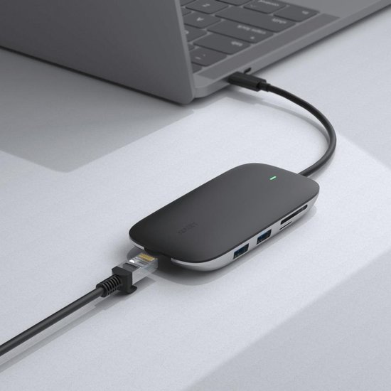 Aukey Unity Series 8-in-1 USB C Hub met Ethernet port