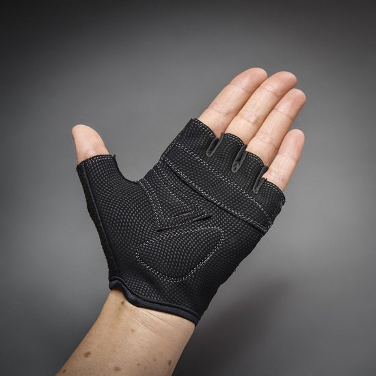 GripGrab - Kids' X-Trainer Junior Korte Vinger Zomer Kinder Fietshandschoenen - Zwart - Unisex - Maat L van Gripgrab — afbeelding 2