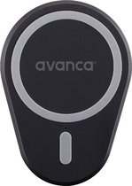 Avanca Snap & Go Magnetische Wireless Car Charger – 15W – MagSafe Autohouder  – Draadloze Oplader – Telefoonhouder - Incl. USB-C naar USB-A kabel