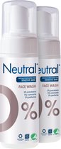 Neutral 0% Facewash Parfumvrij - 2 x 150 ml - Voordeelverpakking