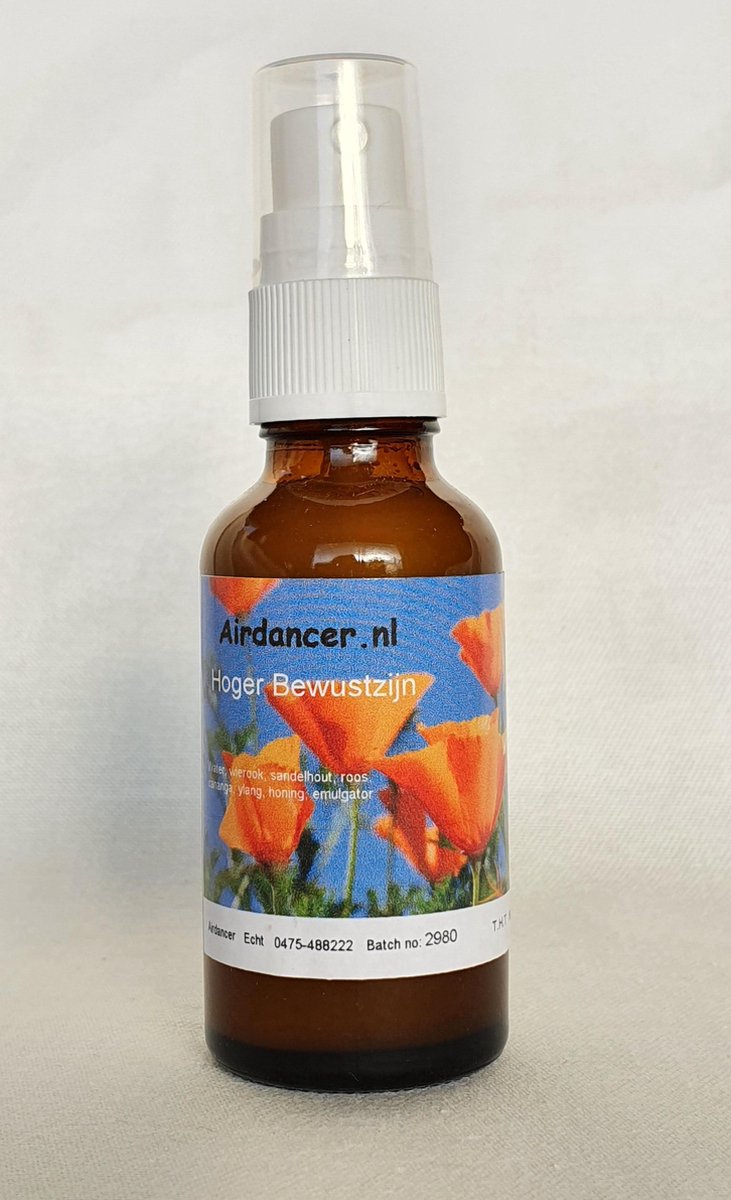 Bewustwordingsspray 'Balans' (Yin & Yang), 100% natuurlijk, Airdancer, 30 ml