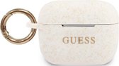 Guess Silicone Case voor Apple Airpods Pro 1 (1e generatie) - Wit