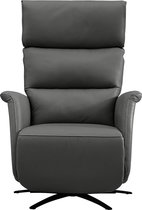 Cordoba - Zero-Stress - Relaxfauteuil - Draaivoet – Leder – ingebouwde batterij