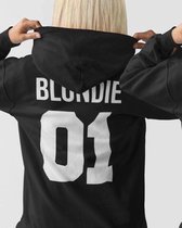 Blondie & Brownie 01 Hoodie (Blondie - Maat M) | BFF Koppel Sweater | Best Friends Forever