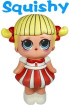 Squishy Figuurtje LOL Surprise Cheer Captain 15 cm | Squishies Sqeezy Squeezy Pop it Fidget | Speelgoed voor kinderen | Stressbal Anti-Stress |