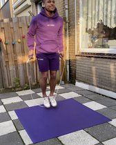 PORTABLE Jump Rope Mat Elevate (Purple) Springtouw Mat