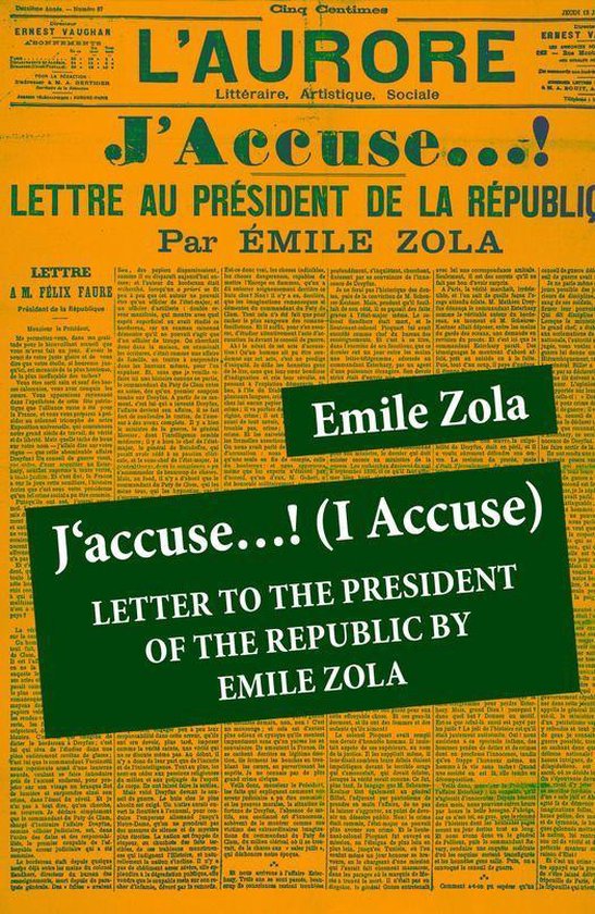 J'accuse…! (I Accuse): Letter to the President of the Repu ... - cover