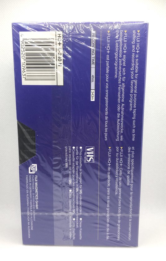 Lot De 4 Cassettes VHS Vierges Polaroid HQ E-240 – Haute Qualité, 4 Heures (Autriche)